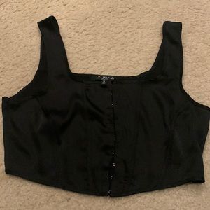 New black corset top